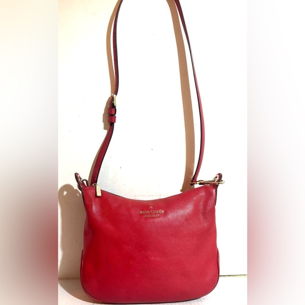 Kate Spade Red Leather crossbody Bag